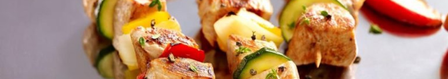 Brochettes de poulet à la plancha